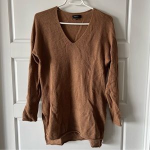 Aritzia Babaton Linen Blend Erin sweater, caramel